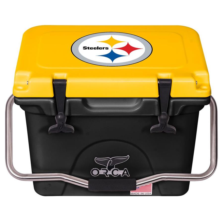 Orca Pittsburgh Steelers 20 Quart Plastic Personal Cooler At