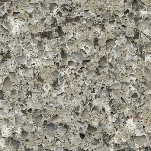 Silestone Alpina White Quartz Gray Kitchen Countertop Sample in the