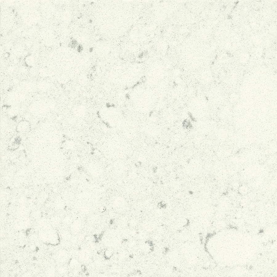 Silestone Bianco River Quartz Kitchen Countertop Sample at Lowes.com