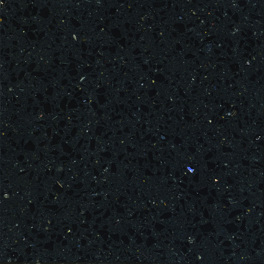 Silestone Stellar Night Quartz Kitchen Countertop Sample At Lowes Com