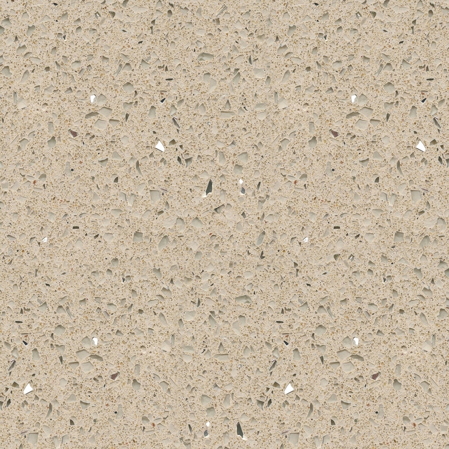 Silestone Stellar Cream Quartz Kitchen Countertop Sample At Lowes Com