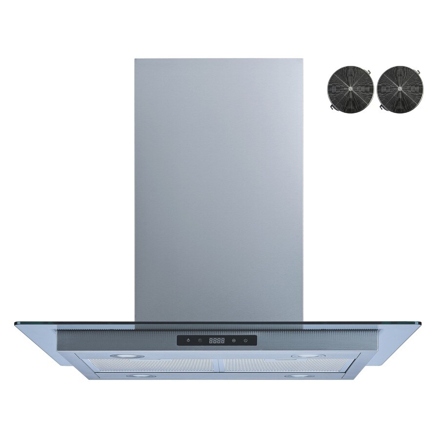 Winflo Winflo Island Range Hood 30 In Convertible Stainless Steel