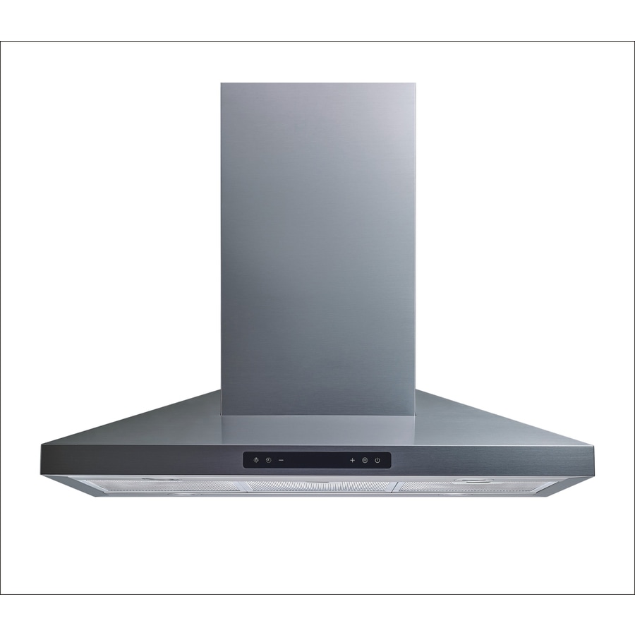 Winflo Winflo Island Range Hood 36-in Convertible Stainless Steel ...