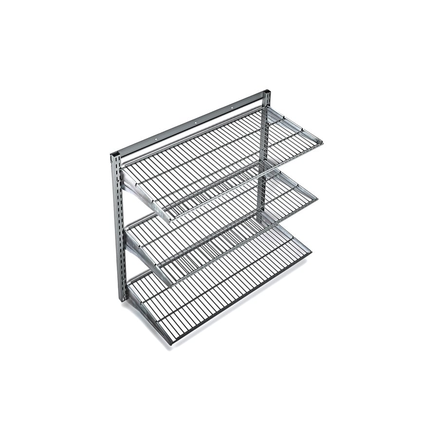 Storability 33in L x 31in H x 16in D Steel Wall Mounted Shelving at