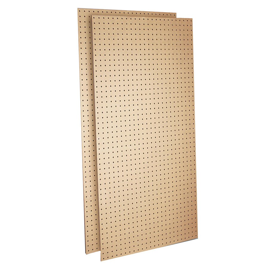 DuraBoard Tempered Hardwood Hardboard Pegboard 24in x 48in