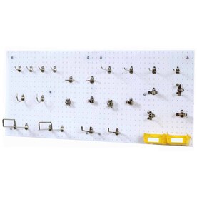 UPC 819175009905 product image for DuraHook White Polypropylene Pegboard (Common: 24-in x 48-in; Actual: 18-in x 22 | upcitemdb.com