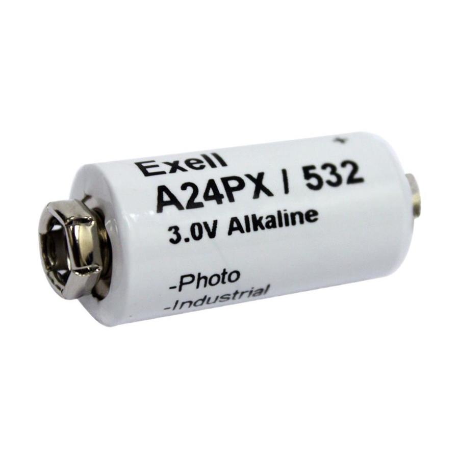 Exell Battery Rechargeable Alkaline A24PX Vintage Camera Batteries at