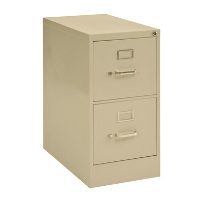 Edsal Sandusky Vertical Files Putty 2 Drawer File Cabinet At Lowes Com