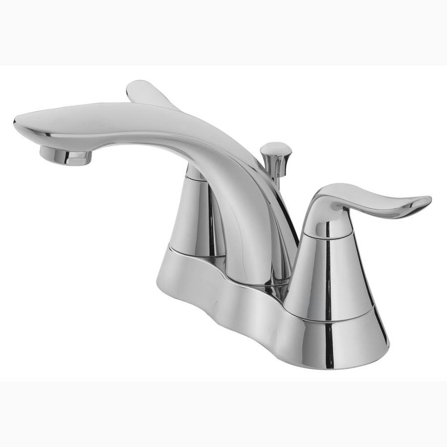 Chrome 2-Handle Bathroom Lavatory Sink Faucet RV Mobile Home Durable No-Leaks