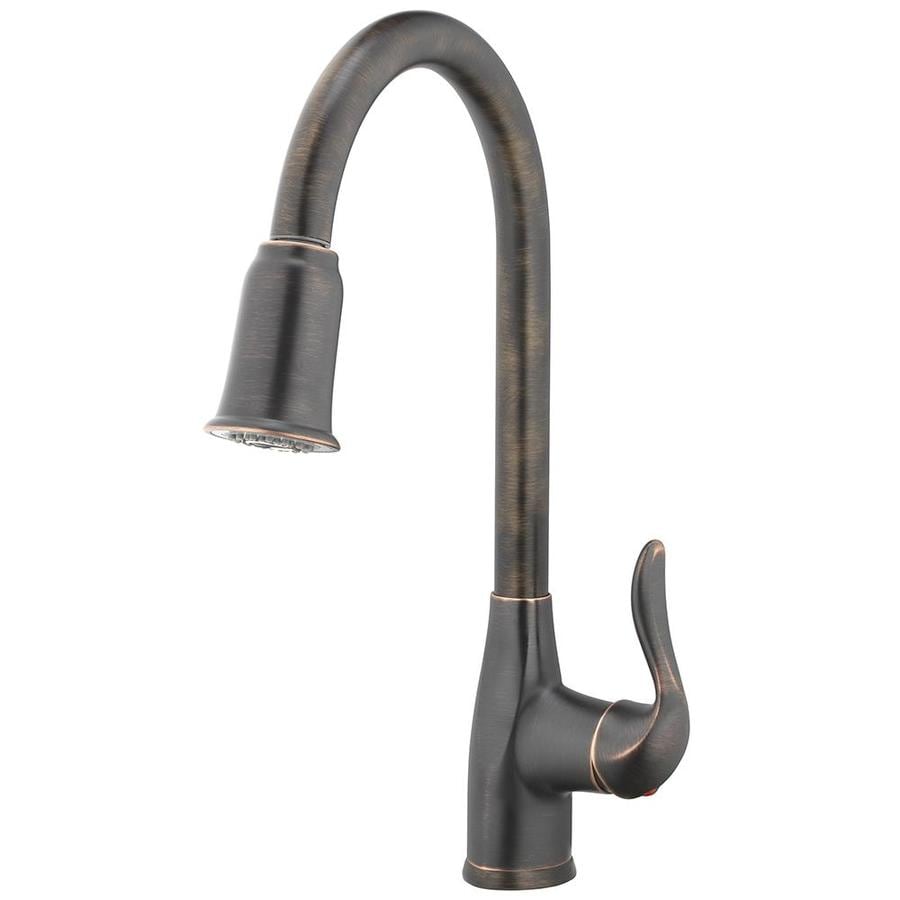 Home2O Zinnia Oil Rubbed Bronze 1-Handle Deck Mount Pull ...