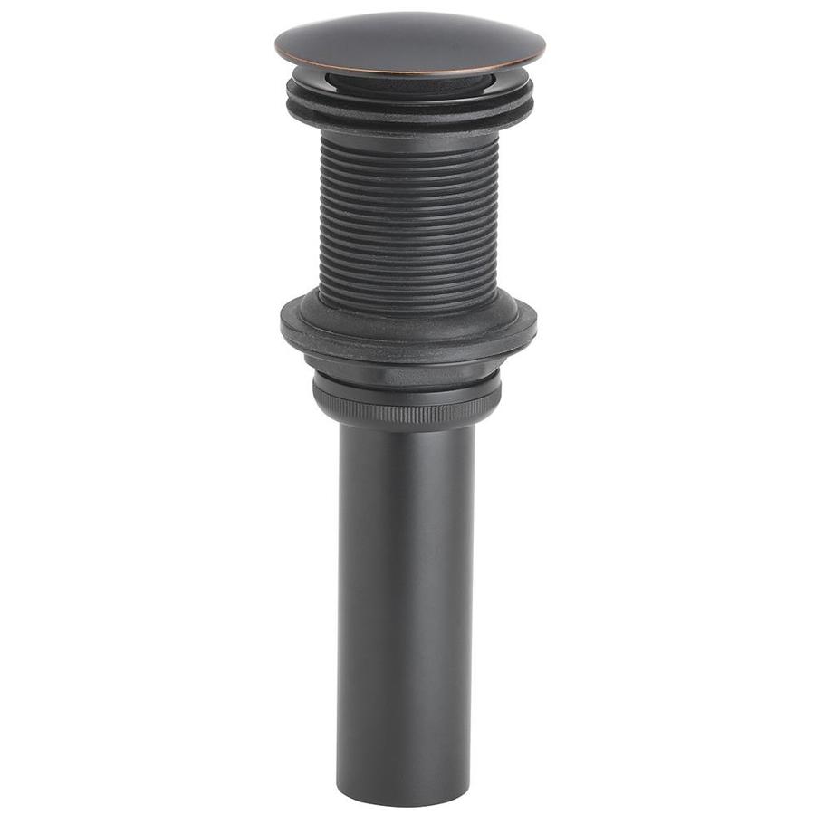 Home2o Brushed Bronze Pop Up Drain Stopper Without Overflow Home2o Brushed Bronze Pop Up Drain Stopper Without Overflow Hole
