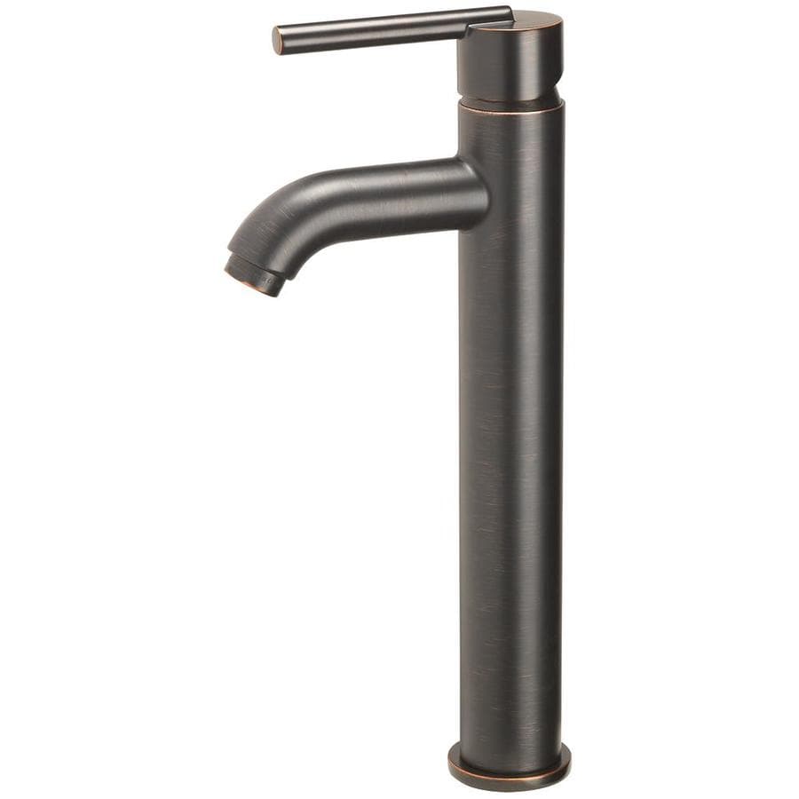 Elgin Oil Rubbed Bronze 1 Handle Vessel Watersense Bathroom Sink Faucet With Drain