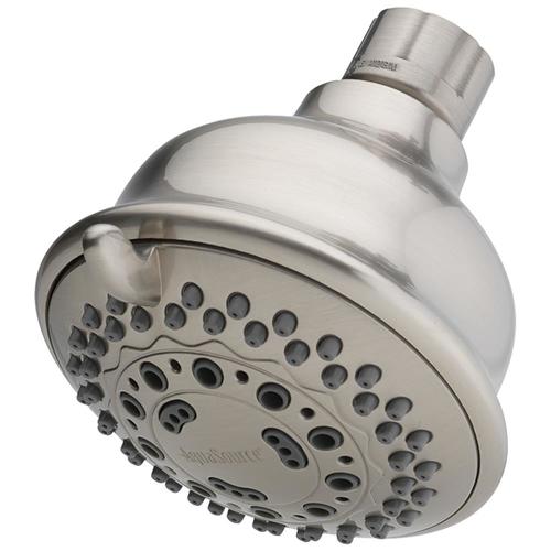 AquaSource Brushed Nickel 6-Spray Shower Head 2.5-GPM (9.5-LPM) in the ...