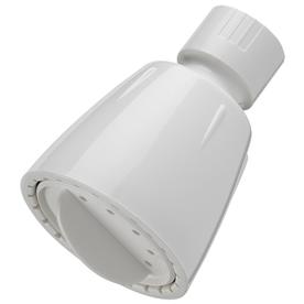 Project Source White 1-Spray Shower Head
