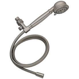 AquaSource Brushed Nickel 6-Spray Handheld Shower