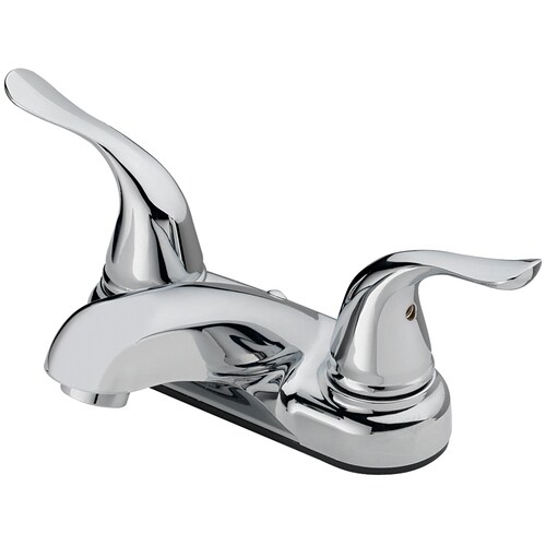 Project Source Chrome 2-handle 4-in Centerset WaterSense Bathroom Sink ...