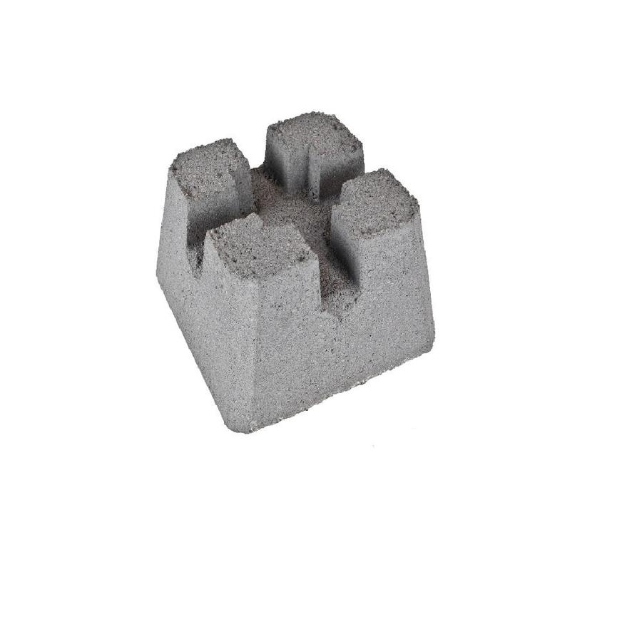 Concrete Deck Block (Common: 8-in x 12-in x 12-in; Actual: 8-in x 12-in
