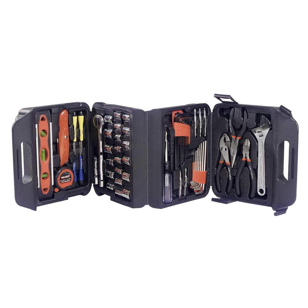 Task ForceÂ® 45801 56-Piece Foldable Tool Set