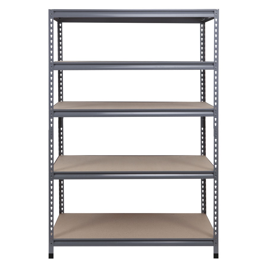 WORKPRO 72in H x 48in W x 24in D 5Tier Steel Freestanding Shelving