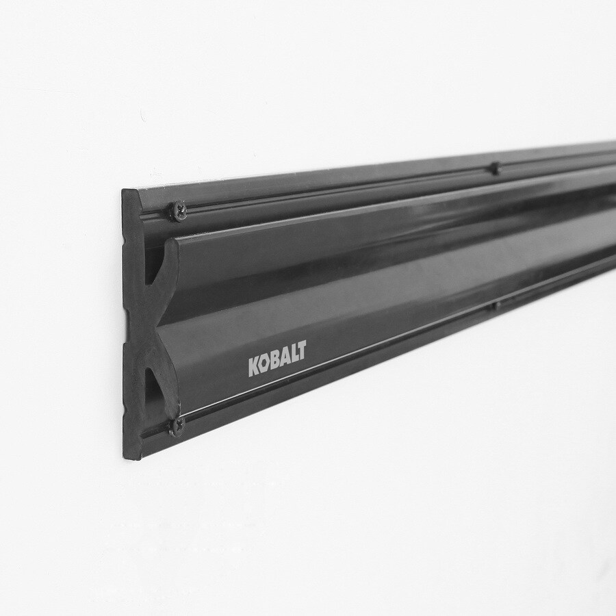 Kobalt Black Plastic Plastic Multipurpose Storage Rail At Lowes Com