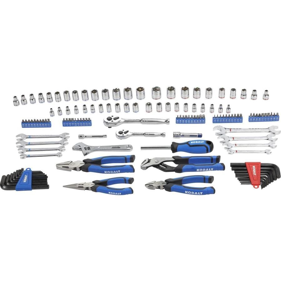 Kobalt 133-Piece Standard (SAE) and Metric Mechanic's Tool Set with Hard Case