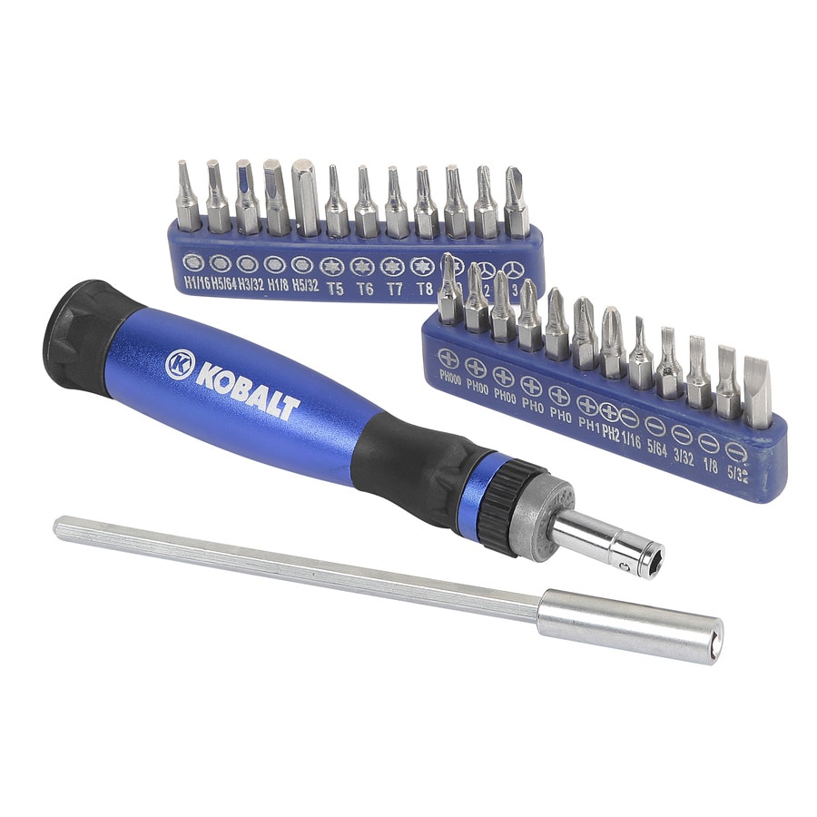 Kobalt Precision 26Piece Ratcheting MultiBit Screwdriver Set at