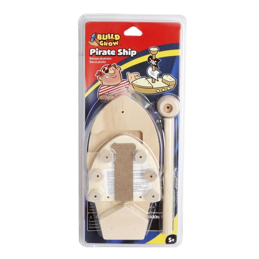 Build and Grow Kid s Pirate Ship Project Kit at Lowes.com