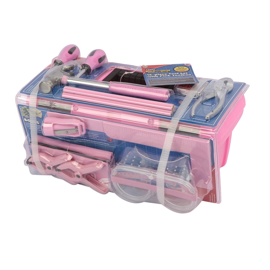 pink toy tool kit