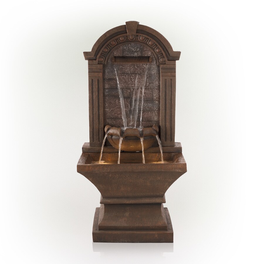 Alpine Corporation 80-in H Resin Tiered Outdoor Fountain at Lowes.com