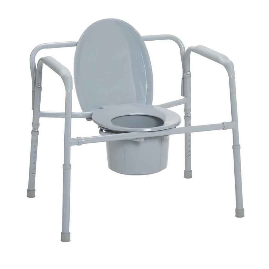 Drive Medical Gray Plastic Freestanding Shower chair at