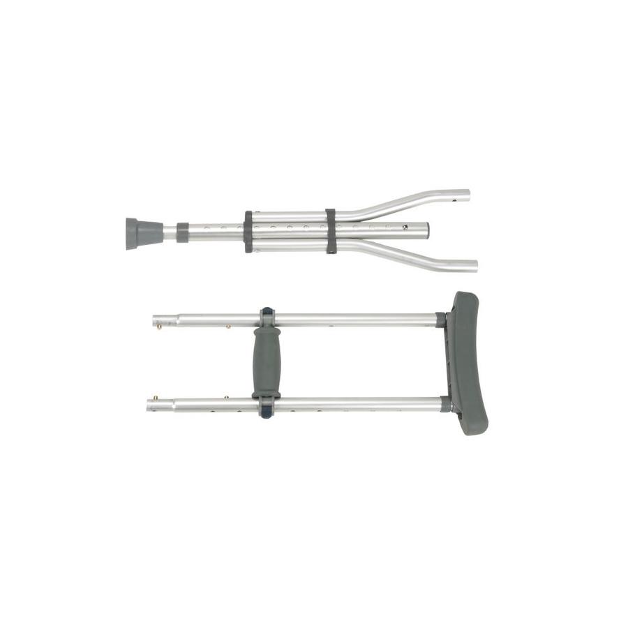 Drive Medical RTL10433 Knock Down Universal Aluminum Crutches, 1 Pair