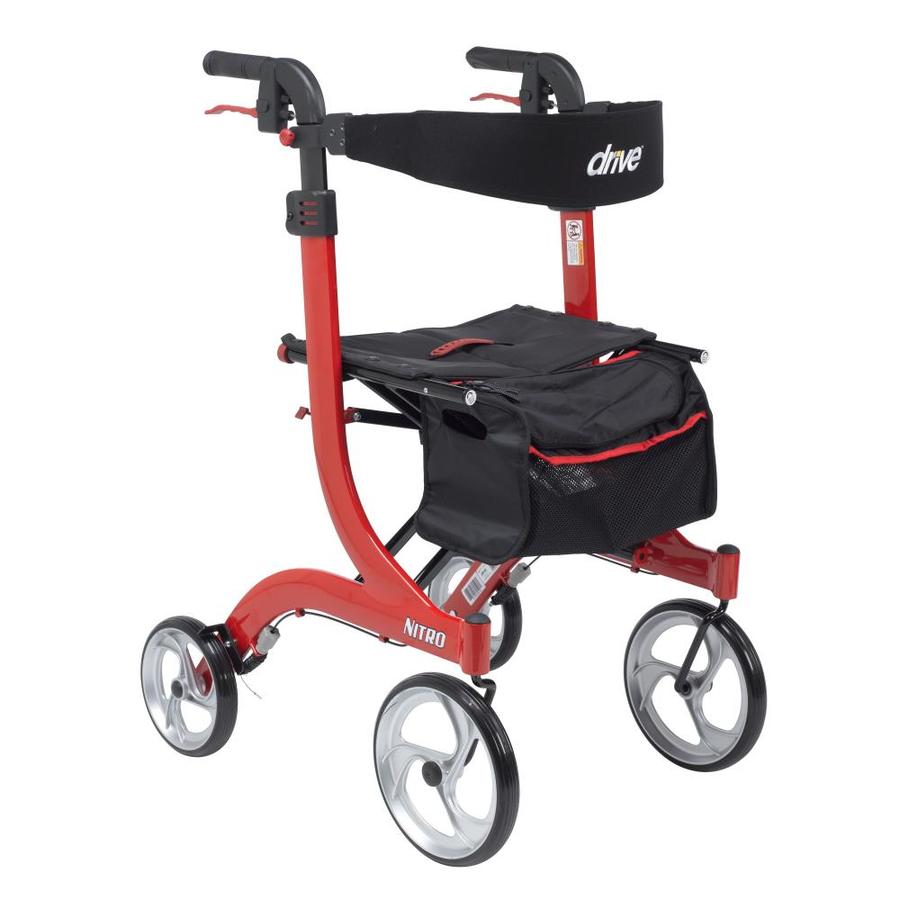 Stander Let&s Fly Rollator by Trust Care (Red)