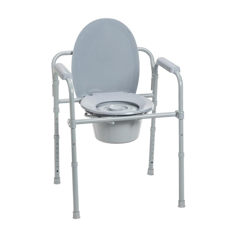 Drive Medical 23 0 In 7 5 Quart Adjustable Bedside Commode