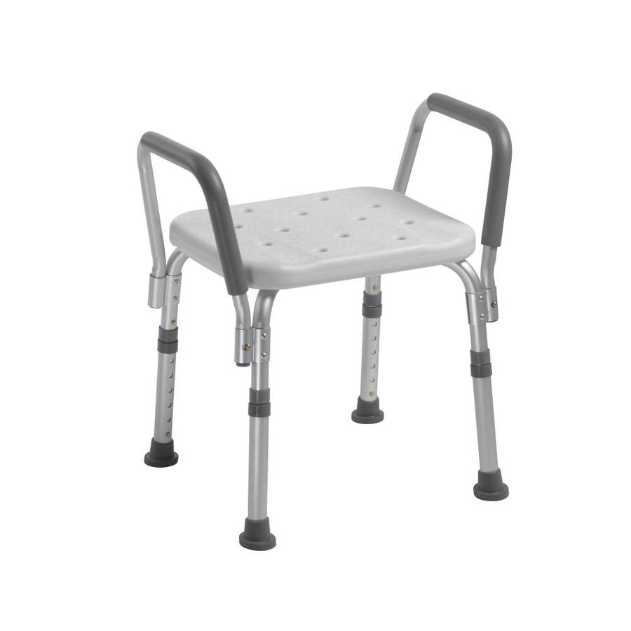 Drive Medical White Plastic Freestanding Shower Chair At Lowes Com