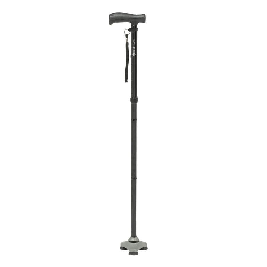 HurryCane 37.5in Adjustable Height Aluminum Offset Medical Walking