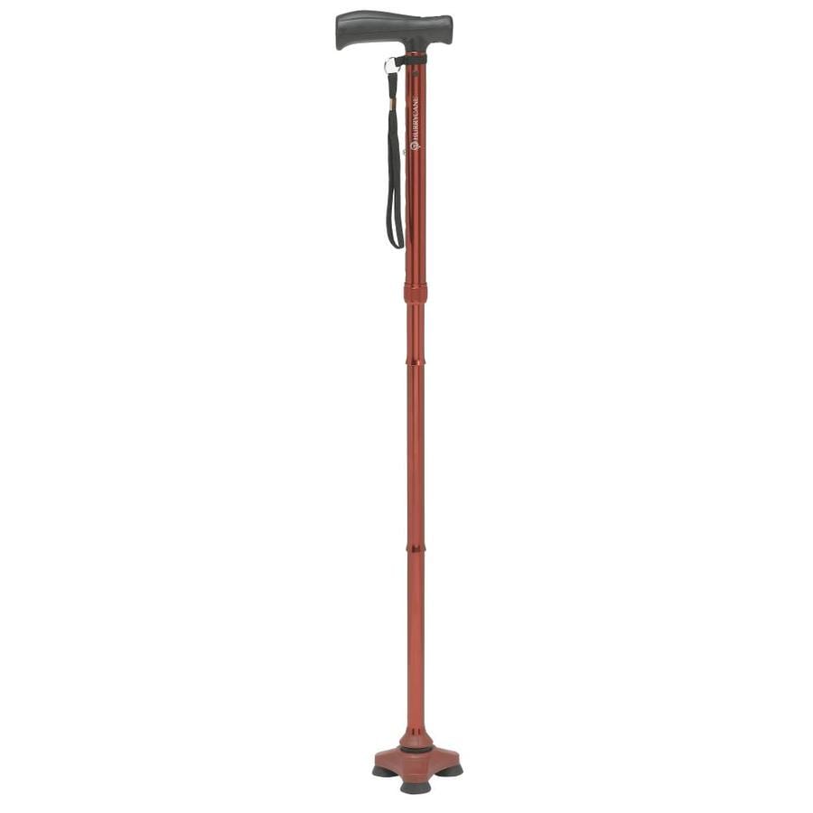 HurryCane 37.5in Adjustable Height Aluminum Offset Medical Walking