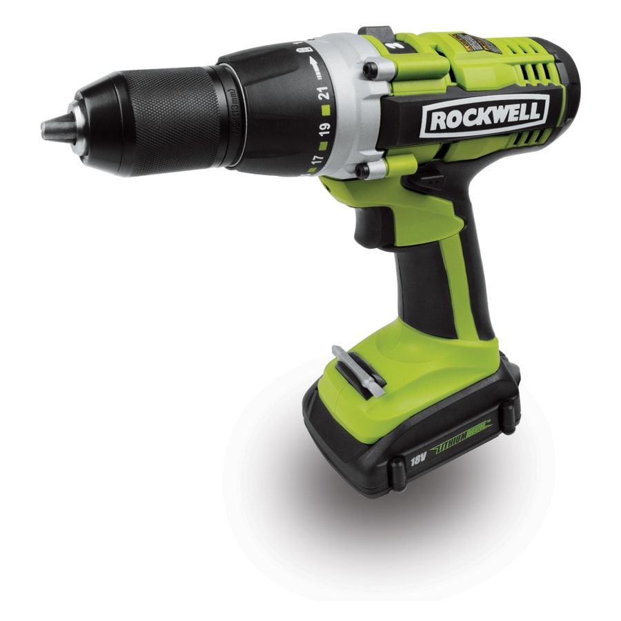 Shop Series By Rockwell 18 Volt 3 8 In Cordless Drill With Battery At