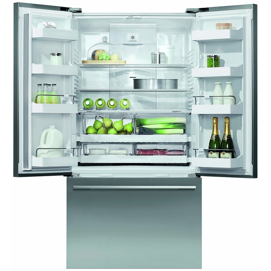 Fisher & Paykel 5 Series 20.1-cu ft French Door Refrigerator (EZKLEEN ...