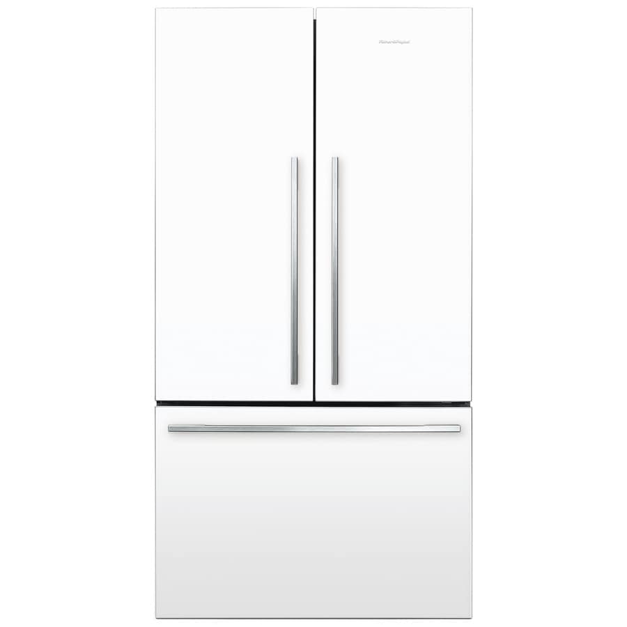 Fisher & Paykel 20.1cu ft CounterDepth French Door Refrigerator (White) ENERGY STAR at