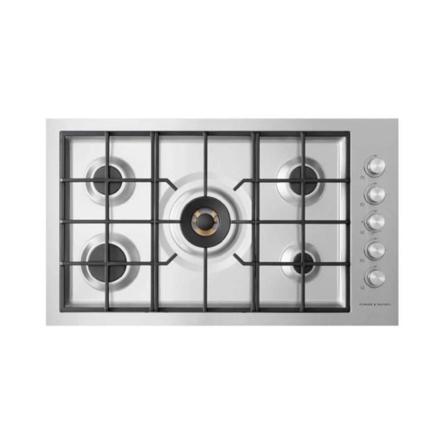 Fisher Paykel 36 In 5 Burner Stainless Steel Gas Cooktop Common