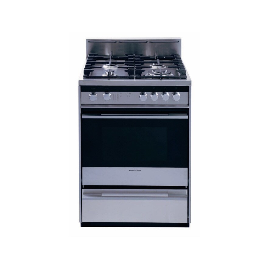 Fisher & Paykel 24Inch European Gas Range (Color Stainless) at