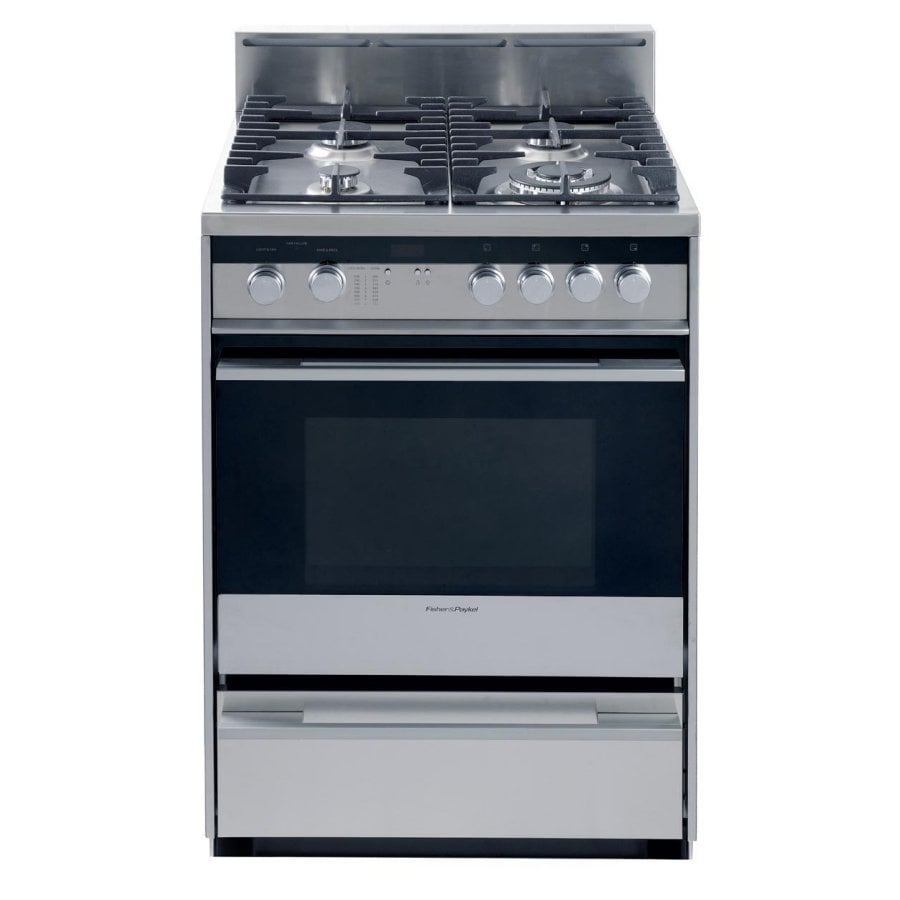 Fisher & Paykel Freestanding 2.5cu ft Convection Gas Range (Stainless Steel) Actual