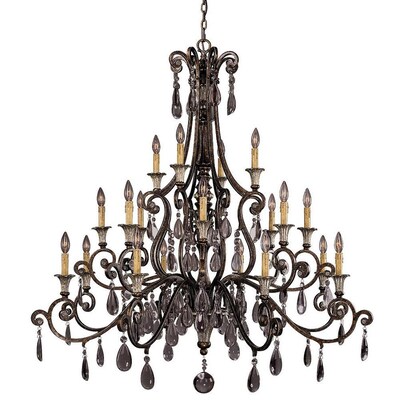 Shandy 20-Light New Tortoise Shell Traditional Chandelier Shandy 20-Light New Tortoise Shell Traditional Chandelier