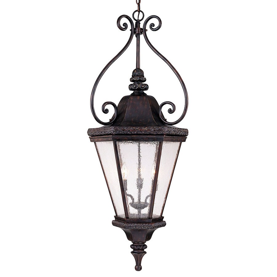 Pardina 48-in Black and Gold Outdoor Pendant Light at Lowes.com