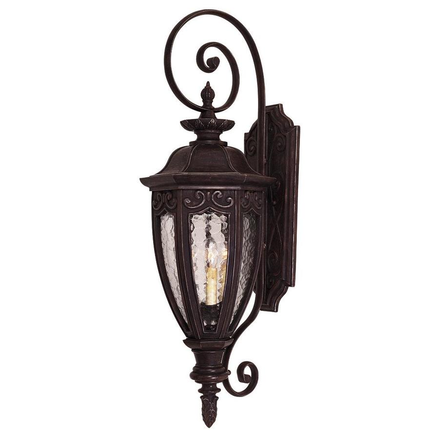 Shop 36in H Bark and Gold Outdoor Wall Light at