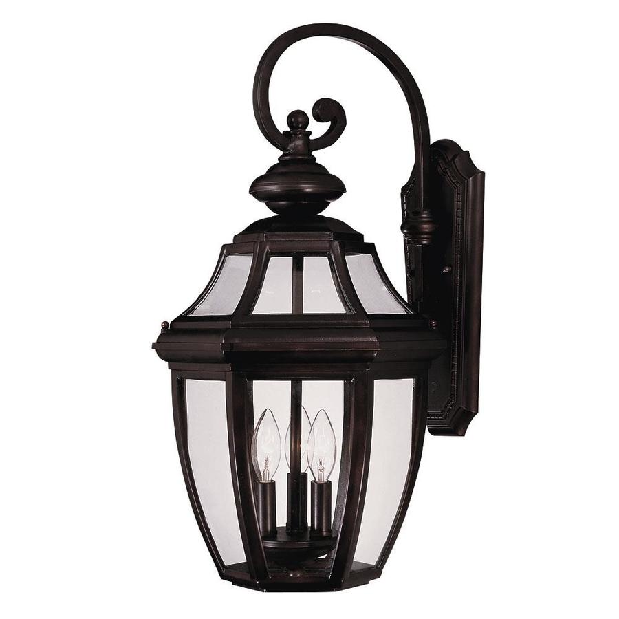 Shop 25-in H English Bronze Outdoor Wall Light at Lowes.com