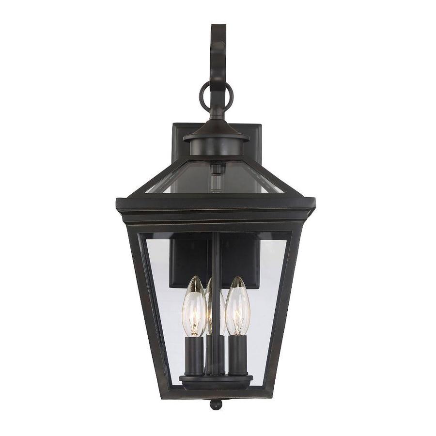 Shop 19-in H English Bronze Outdoor Wall Light at Lowes.com