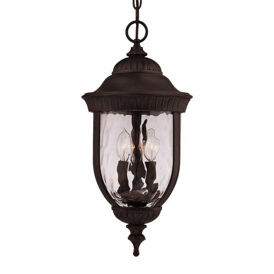 Farpoint Black and Gold Traditional Lantern Pendant Light in the ...