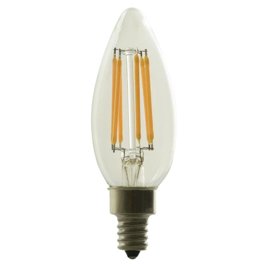 Kichler 3Pack 60 W Equivalent Dimmable Soft White B10 LED Decorative Light Bulbs at