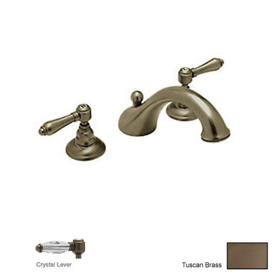 Rohl Country Bath Tuscan Brass 2 Handle Residential Deck Mount Roman   824438011908 